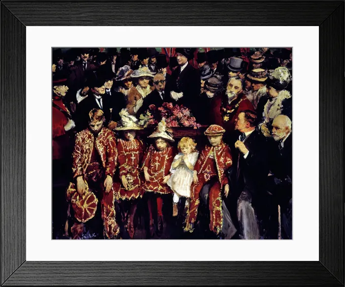 Framed Print : The Donkey Show, 1905. Creator: Jacques Emile Blanche Framed Print : The Donkey Show, 1905. Creator: Jacques Emile Blanche