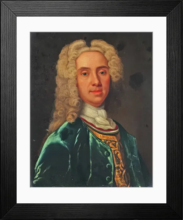 Framed Print : Portrait of General Wade. Creator: Johan van Diest Framed Print : Portrait of General Wade. Creator: Johan van Diest