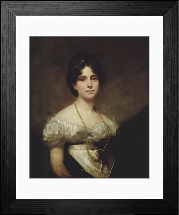 Framed Print : Lady Abercromby, 1816. Creator: Henry Raeburn Framed Print : Lady Abercromby, 1816. Creator: Henry Raeburn