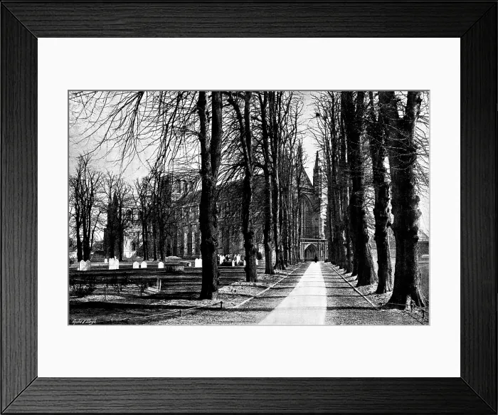 Framed Print : The Cathedrals of England: Winchester Cathedral, 1895. Creator: Francis Frith & Co Framed Print : The Cathedrals of England: Winchester Cathedral, 1895. Creator: Francis Frith & Co