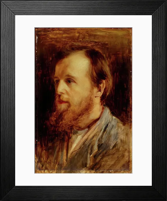 Framed Print : William Leiper, RSA, 1869. Creator: Colin Hunter Framed Print : William Leiper, RSA, 1869. Creator: Colin Hunter