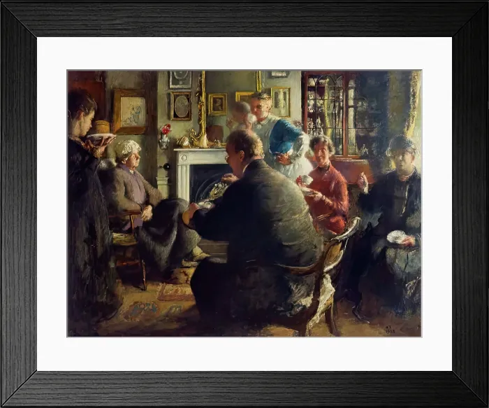 Framed Print : Mrs Raynes Tea Party, 1928. Creator: Henry Tonks. Mrs Raynes Tea Party, 1928. Creator: Henry Tonks Framed Print : Mrs Raynes Tea Party, 1928. Creator: Henry Tonks. Mrs Raynes Tea Party, 1928. Creator: Henry Tonks