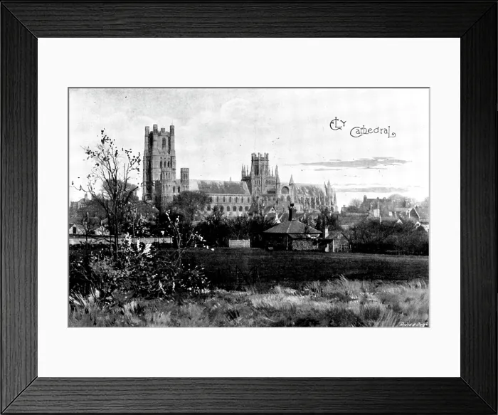 Framed Print : The Cathedrals of England: Ely Cathedral, 1895. Creator: Francis Frith & Co Framed Print : The Cathedrals of England: Ely Cathedral, 1895. Creator: Francis Frith & Co