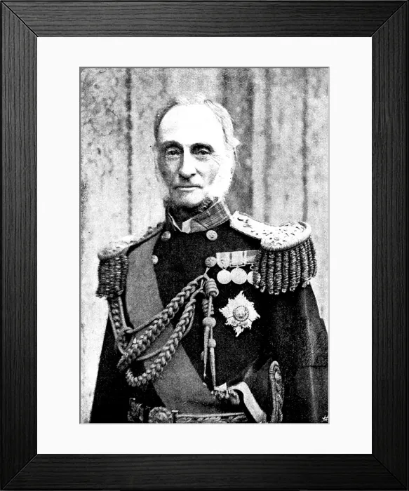 Framed Print : The late Admiral Sir G. T. Phipps Hornby, 1895. Creator: Russell & Sons Framed Print : The late Admiral Sir G. T. Phipps Hornby, 1895. Creator: Russell & Sons