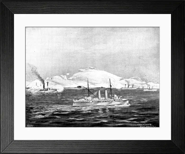 Framed Print : The War in Eastern Asia: attack on Wei-Hai-Wei, 1895. Creator: George Meisenbach Framed Print : The War in Eastern Asia: attack on Wei-Hai-Wei, 1895. Creator: George Meisenbach