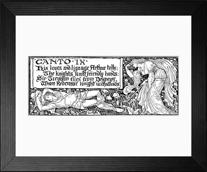 Framed Print : Spenser's 'Faerie Queene', 1895. Creator: Walter Crane. Spenser's 'Faerie Queene', 1895. Creator: Walter Crane Framed Print : Spenser's 'Faerie Queene', 1895. Creator: Walter Crane. Spenser's 'Faerie Queene', 1895. Creator: Walter Crane