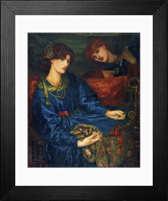Framed Print : Mariana, 1870. Creator: Dante Gabriel Rossetti Framed Print : Mariana, 1870. Creator: Dante Gabriel Rossetti