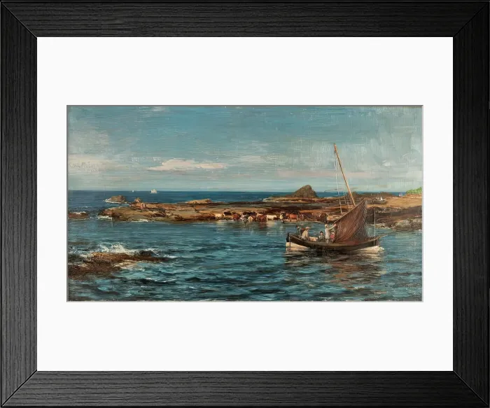 Framed Print : Canty Bay. Creator: David Farquharson Framed Print : Canty Bay. Creator: David Farquharson