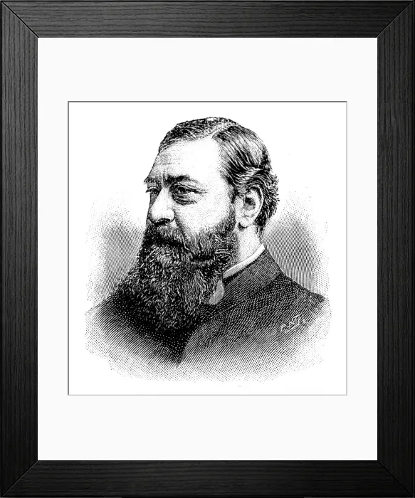 Framed Print : The late Rev. Samuel Flood Jones, 1895. Creator: P Naumann Framed Print : The late Rev. Samuel Flood Jones, 1895. Creator: P Naumann