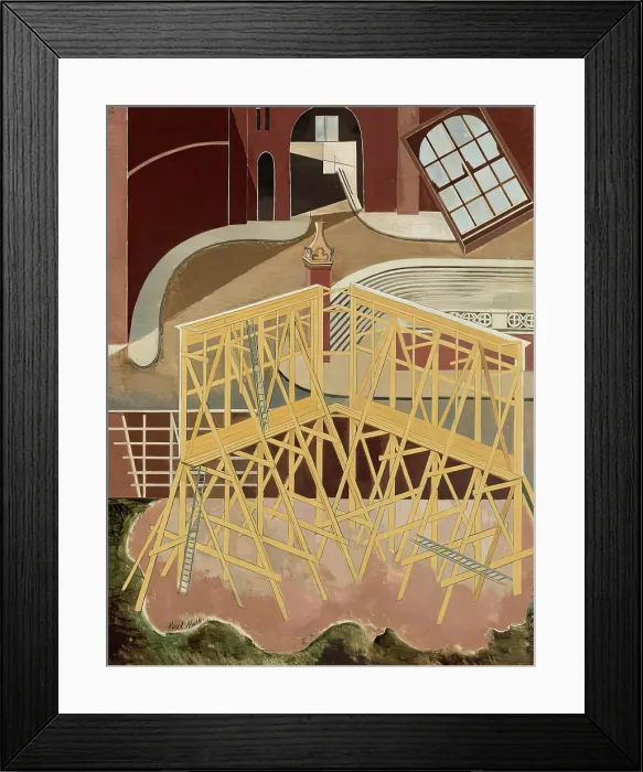 Framed Print : Northern Adventure, 1929. Creator: Paul Nash Framed Print : Northern Adventure, 1929. Creator: Paul Nash