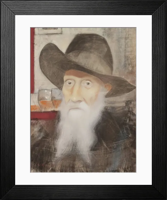 Framed Print : The King Is Dead - Portrait of E.J.Odell, actor, c1928. Creator: CRW Nevinson Framed Print : The King Is Dead - Portrait of E.J.Odell, actor, c1928. Creator: CRW Nevinson
