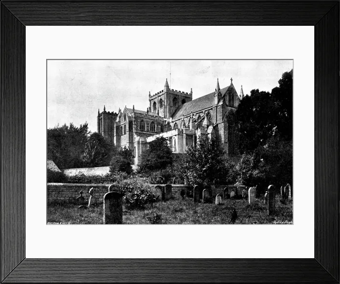 Framed Print : The Cathedrals of England: Ripon Cathedral, 1895. Creator: Francis Frith & Co Framed Print : The Cathedrals of England: Ripon Cathedral, 1895. Creator: Francis Frith & Co