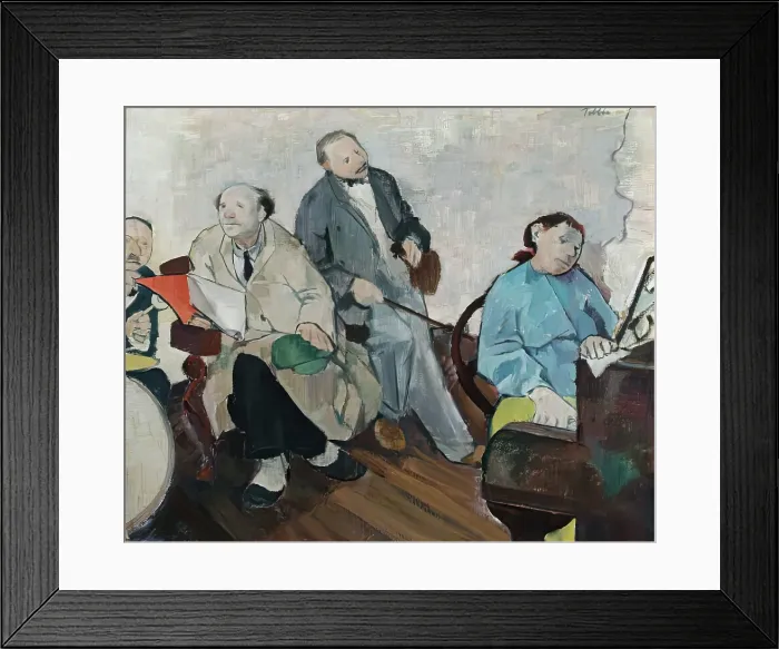 Framed Print : The Band. Creator: Geoffrey Arthur Tibble Framed Print : The Band. Creator: Geoffrey Arthur Tibble