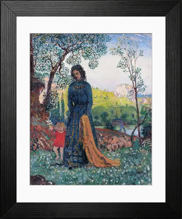 Framed Print : The Little Mother. Creator: James Dickson Innes Framed Print : The Little Mother. Creator: James Dickson Innes