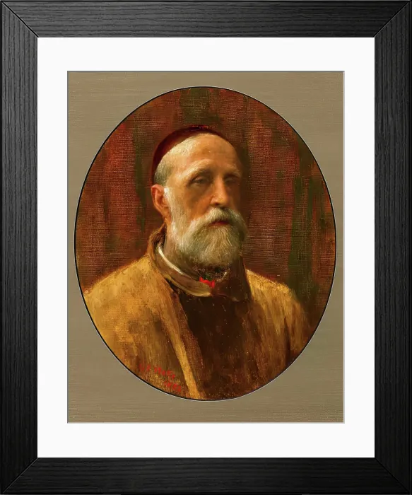 Framed Print : George Frederick Watts, Self Portrait, 1882. Creator: George Frederick Watts Framed Print : George Frederick Watts, Self Portrait, 1882. Creator: George Frederick Watts