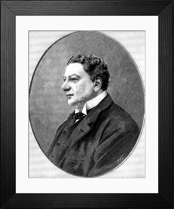 Framed Print : The late Mr. Corney Grain, 1895. Creator: P Naumann