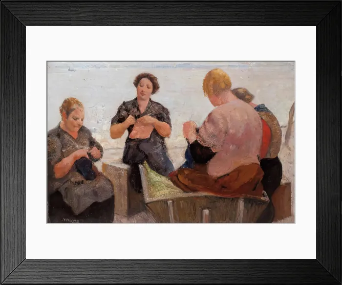Framed Print : By the Shore, c1938. Creator: James Alexander Hay Hector Framed Print : By the Shore, c1938. Creator: James Alexander Hay Hector