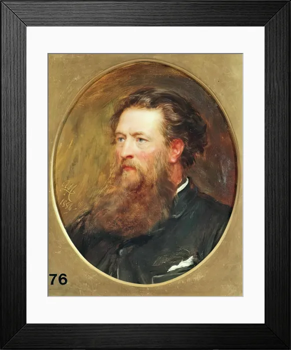 Framed Print : Vicat Cole, RA, 1886. Creator: Arthur Stockdale Cope Framed Print : Vicat Cole, RA, 1886. Creator: Arthur Stockdale Cope