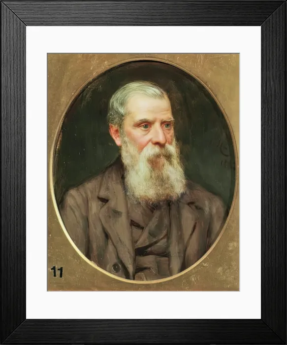 Framed Print : Richard Ansdell, RA, 1883. Creator: Arthur Stockdale Cope Framed Print : Richard Ansdell, RA, 1883. Creator: Arthur Stockdale Cope