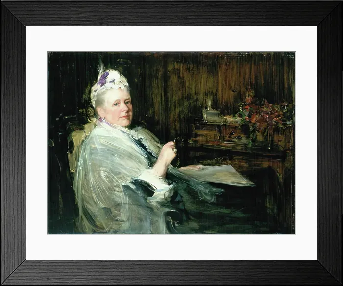 Framed Print : Mrs Nicol of Roscobie, 1897. Creator: Robert Brough Framed Print : Mrs Nicol of Roscobie, 1897. Creator: Robert Brough