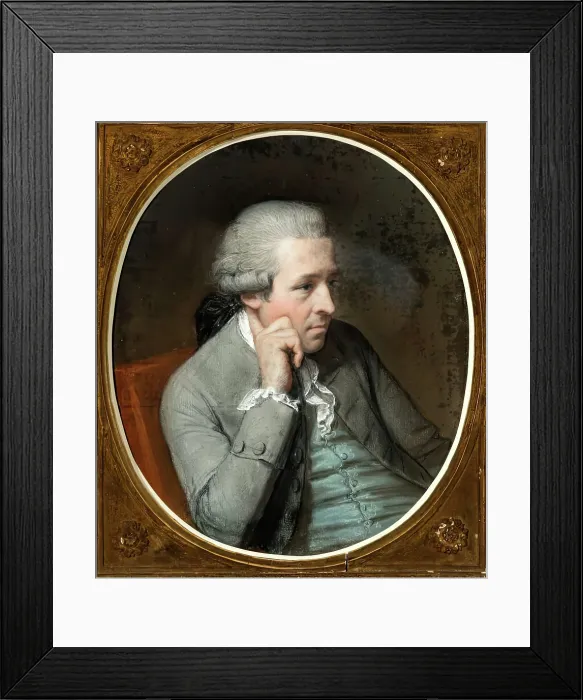 Framed Print : James Byres of Tonley, 1782-1791. Creator: Hugh Douglas Hamilton Framed Print : James Byres of Tonley, 1782-1791. Creator: Hugh Douglas Hamilton