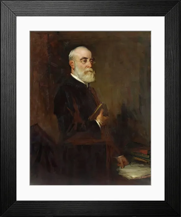 Framed Print : Rev. John Robson, 1904. Creator: Robert Gibb Framed Print : Rev. John Robson, 1904. Creator: Robert Gibb