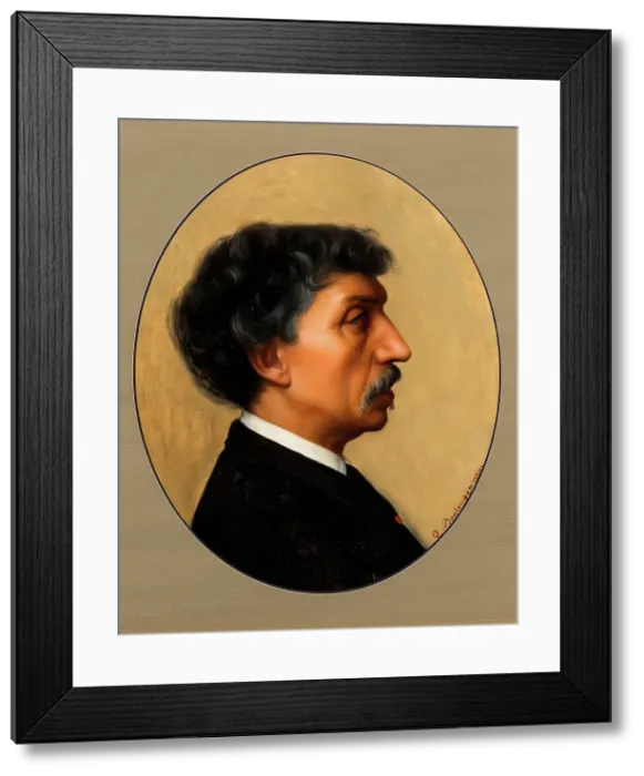 Framed Print : Charles Garnier, 1884. Creator: Gustave Boulanger Framed Print : Charles Garnier, 1884. Creator: Gustave Boulanger