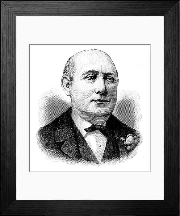 Framed Print : The late Mr. J. T. W. Mitchell, 1895. Creator: P Naumann Framed Print : The late Mr. J. T. W. Mitchell, 1895. Creator: P Naumann