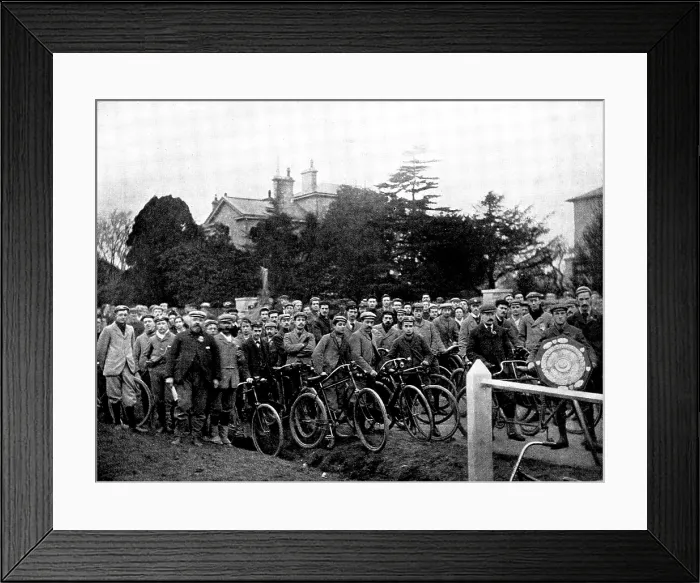 Framed Print : Return of the Anchor Shield...by the winner, Mr. A. E. Walters, ...Polytechnic Cycling Club, 1895. Creator: Unknown Framed Print : Return of the Anchor Shield...by the winner, Mr. A. E. Walters, ...Polytechnic Cycling Club, 1895. Creator: Unknown