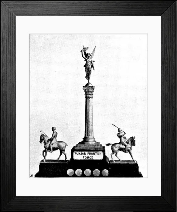 Framed Print : Punjab Frontier Force Challenge Trophy, 1895. Creator: Unknown Framed Print : Punjab Frontier Force Challenge Trophy, 1895. Creator: Unknown