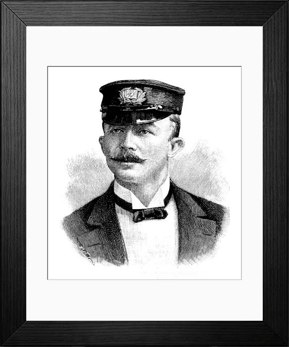 Framed Print : A Stirring Story of the Sea: Mr. Frank Whitehead, 1895. Creator: P Naumann Framed Print : A Stirring Story of the Sea: Mr. Frank Whitehead, 1895. Creator: P Naumann