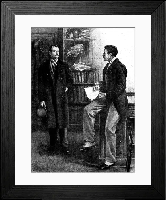 Framed Print : Eve's Ransom...'This is from Miss Madeley, and it's all about you', 1895 Framed Print : Eve's Ransom...'This is from Miss Madeley, and it's all about you', 1895