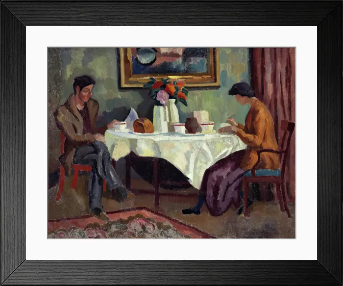 Framed Print : The Breakfast Table, c1918. Creator: Roger Fry Framed Print : The Breakfast Table, c1918. Creator: Roger Fry