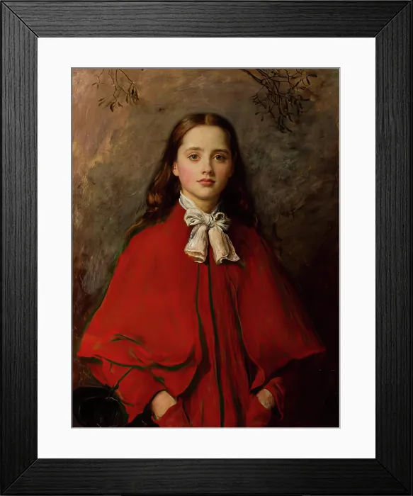 Framed Print : Bright Eyes, 1877. Creator: John Everett Millais