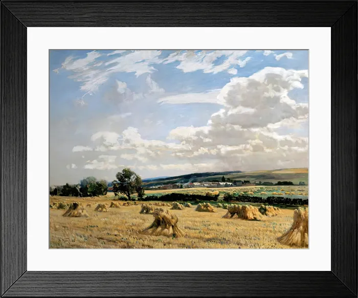 Framed Print : Leading - East Linton, 1905. Creator: Robert Noble Framed Print : Leading - East Linton, 1905. Creator: Robert Noble