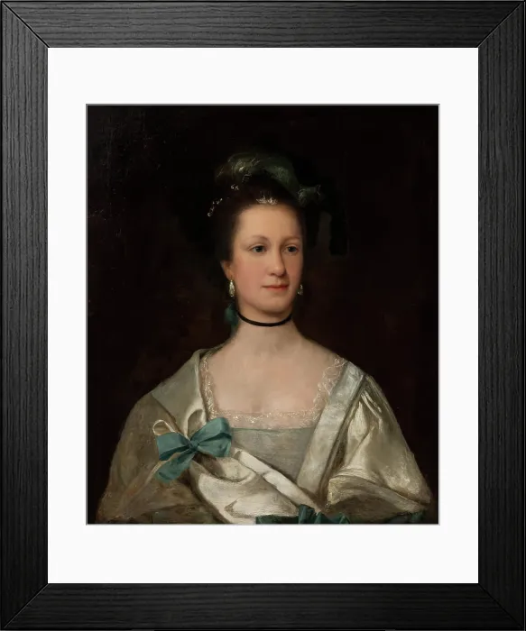 Framed Print : Mrs Grimston, 1756. Creator: Sir Joshua Reynolds Framed Print : Mrs Grimston, 1756. Creator: Sir Joshua Reynolds