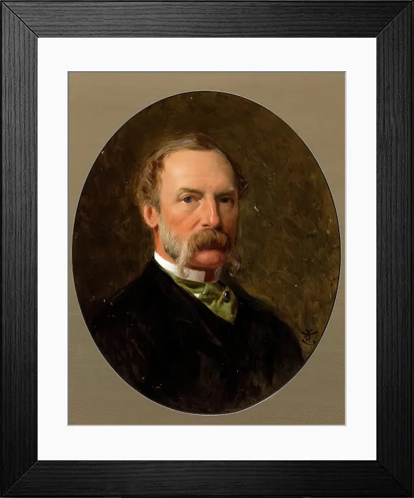 Framed Print : Sir John Tenniel, Self Portrait, 1882. Creator: John Tenniel Framed Print : Sir John Tenniel, Self Portrait, 1882. Creator: John Tenniel