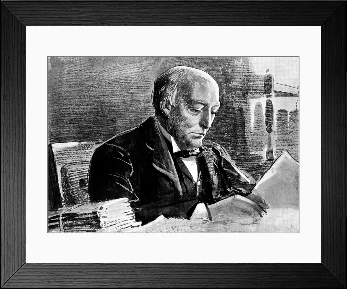 Framed Print : Mr. William Court Gully, Q.C. M.P. a candidate for the Speakership, 1895. Creator: George Meisenbach Framed Print : Mr. William Court Gully, Q.C. M.P. a candidate for the Speakership, 1895. Creator: George Meisenbach