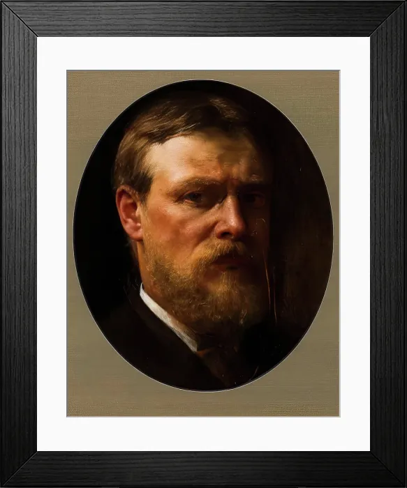 Framed Print : Sir Lawrence Alma-Tadema, Self Portrait, 1883. Creator: Lawrence Alma-Tadema Framed Print : Sir Lawrence Alma-Tadema, Self Portrait, 1883. Creator: Lawrence Alma-Tadema