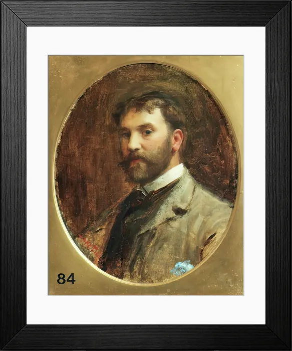 Framed Print : Sir Luke Fildes, Self Portrait, 1883. Creator: Luke Fildes Framed Print : Sir Luke Fildes, Self Portrait, 1883. Creator: Luke Fildes