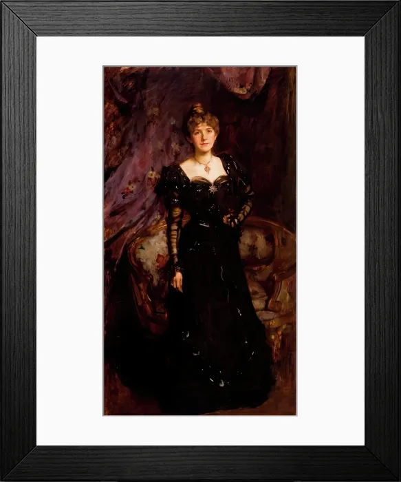 Framed Print : Mrs J.E. Crombie of Parkhill. Creator: James Jebusa Shannon Framed Print : Mrs J.E. Crombie of Parkhill. Creator: James Jebusa Shannon