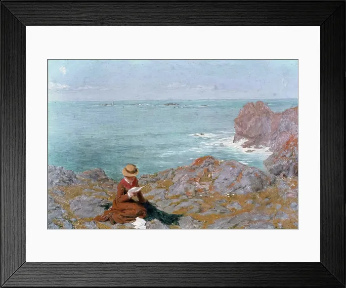 Framed Print : A Sunny Day in Winter, c1878. Creator: Allan James Hook Framed Print : A Sunny Day in Winter, c1878. Creator: Allan James Hook