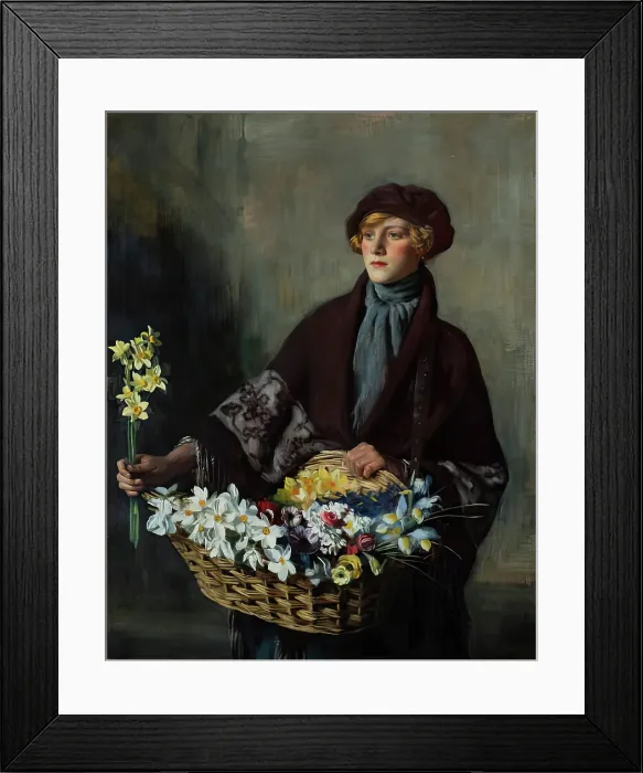 Framed Print : Kitty of Frying Pan Alley, c1921. Creator: Oswald Birley Framed Print : Kitty of Frying Pan Alley, c1921. Creator: Oswald Birley