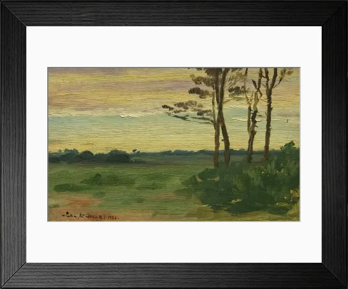 Framed Print : Landscape with Trees, 1923. Creator: John Mitchell Framed Print : Landscape with Trees, 1923. Creator: John Mitchell