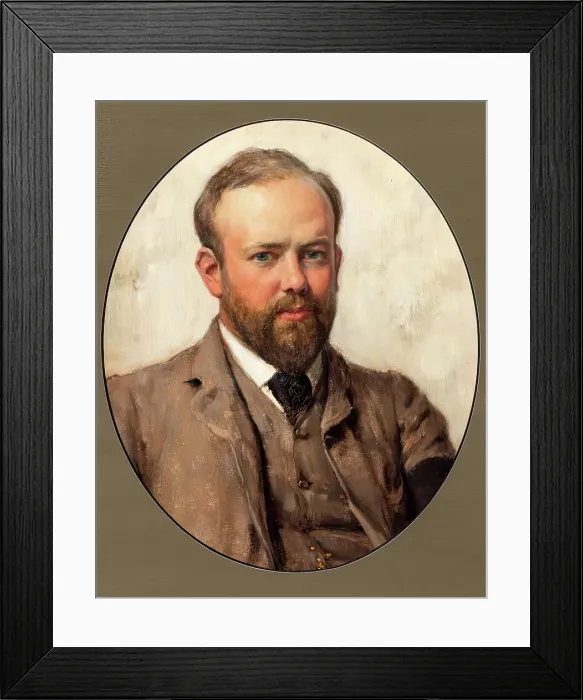 Framed Print : Adrian Stokes, RA, 1888. Creator: Theodore Blake Wirgman Framed Print : Adrian Stokes, RA, 1888. Creator: Theodore Blake Wirgman