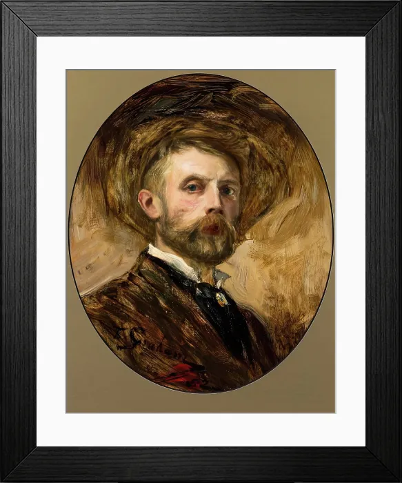 Framed Print : Thomas Alexander Ferguson Graham, Self Portrait, 1882. Creator: Thomas Alexander Ferguson Graham Framed Print : Thomas Alexander Ferguson Graham, Self Portrait, 1882. Creator: Thomas Alexander Ferguson Graham