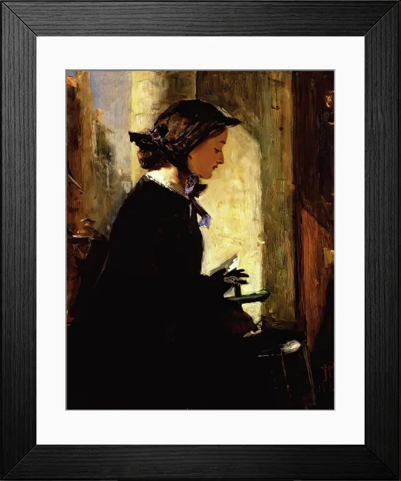 Framed Print : Kate Nickleby, 1862. Creator: John Phillip Framed Print : Kate Nickleby, 1862. Creator: John Phillip