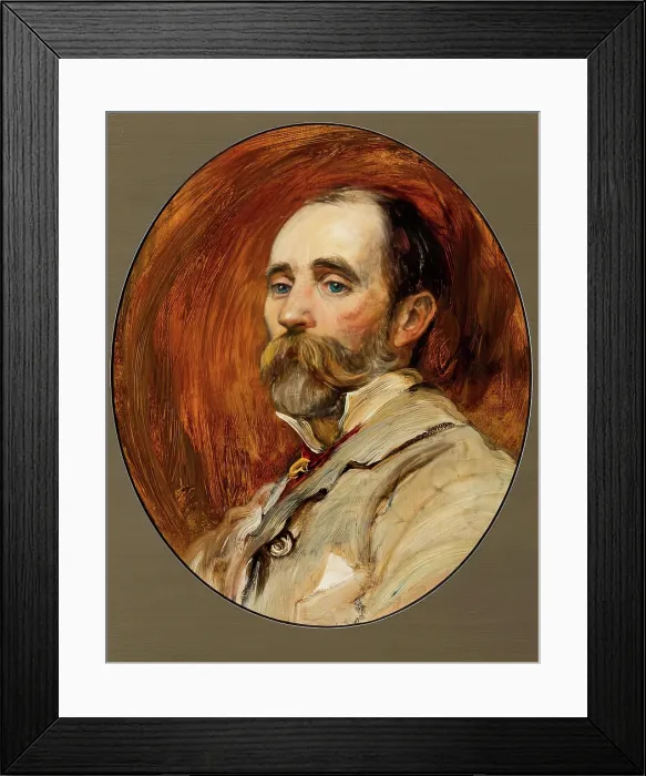 Framed Print : Portrait of George A. Lawson, 1882. Creator: Thomas Alexander Ferguson Graham Framed Print : Portrait of George A. Lawson, 1882. Creator: Thomas Alexander Ferguson Graham