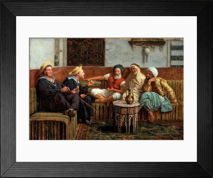 Framed Print : East and West. Creator: John Evan Hodgson Framed Print : East and West. Creator: John Evan Hodgson