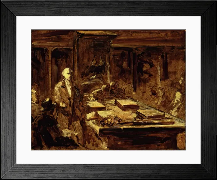 Framed Print : House of Commons-Study for At The House of Commons, 1860. Creator: John Phillip. House of Commons-Study for At The House of Commons, 1860. Creator: John Phillip Framed Print : House of Commons-Study for At The House of Commons, 1860. Creator: John Phillip. House of Commons-Study for At The House of Commons, 1860. Creator: John Phillip